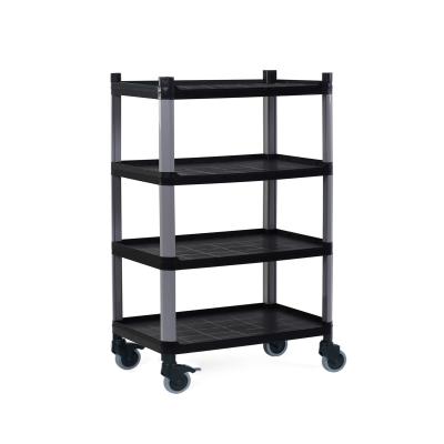 Plastik Raf 4 Katlı Açık Hareketli