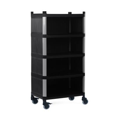 Plastik Raf 5 Katlı Kapalı Hareketli