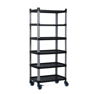 Plastik Raf 6 Katlı Açık Hareketli